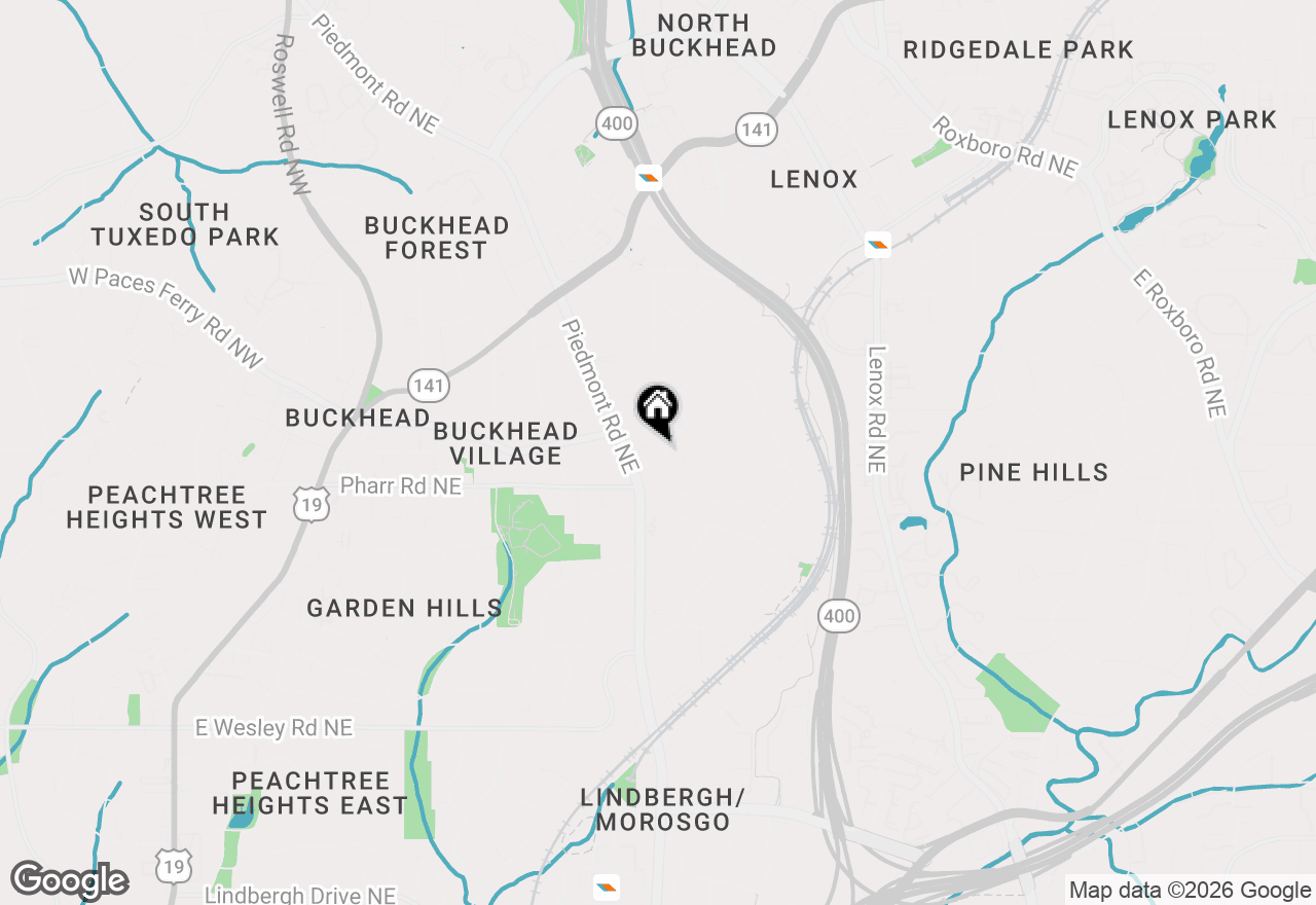 Map of 3054 Peachtree Drive Ne, Atlanta, GA 30305