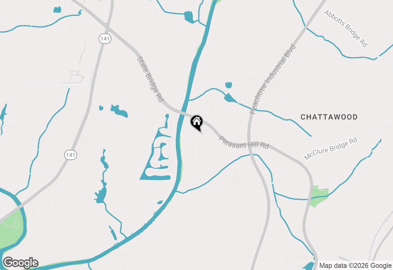 Map of 3828 Sweet Bottom Drive, Duluth, GA 30096