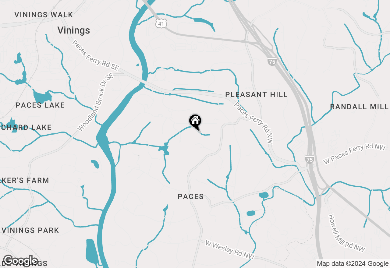 Map of 1820 Garraux Road Nw, Atlanta, GA 30327