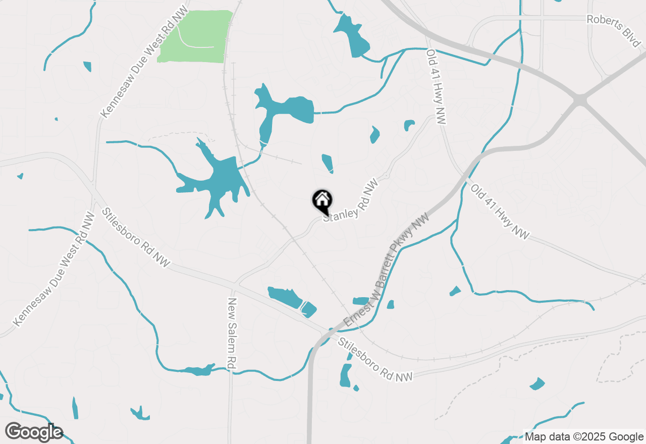 Map of 1999 Barrett Knoll Circle Nw, Kennesaw, GA 30152