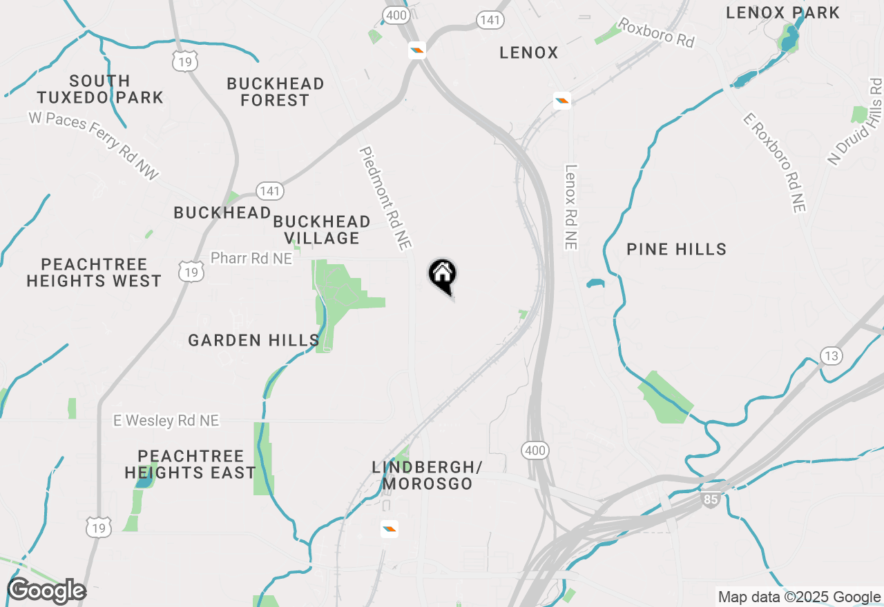 Map of 2874 Elliott Circle Ne, Atlanta, GA 30305