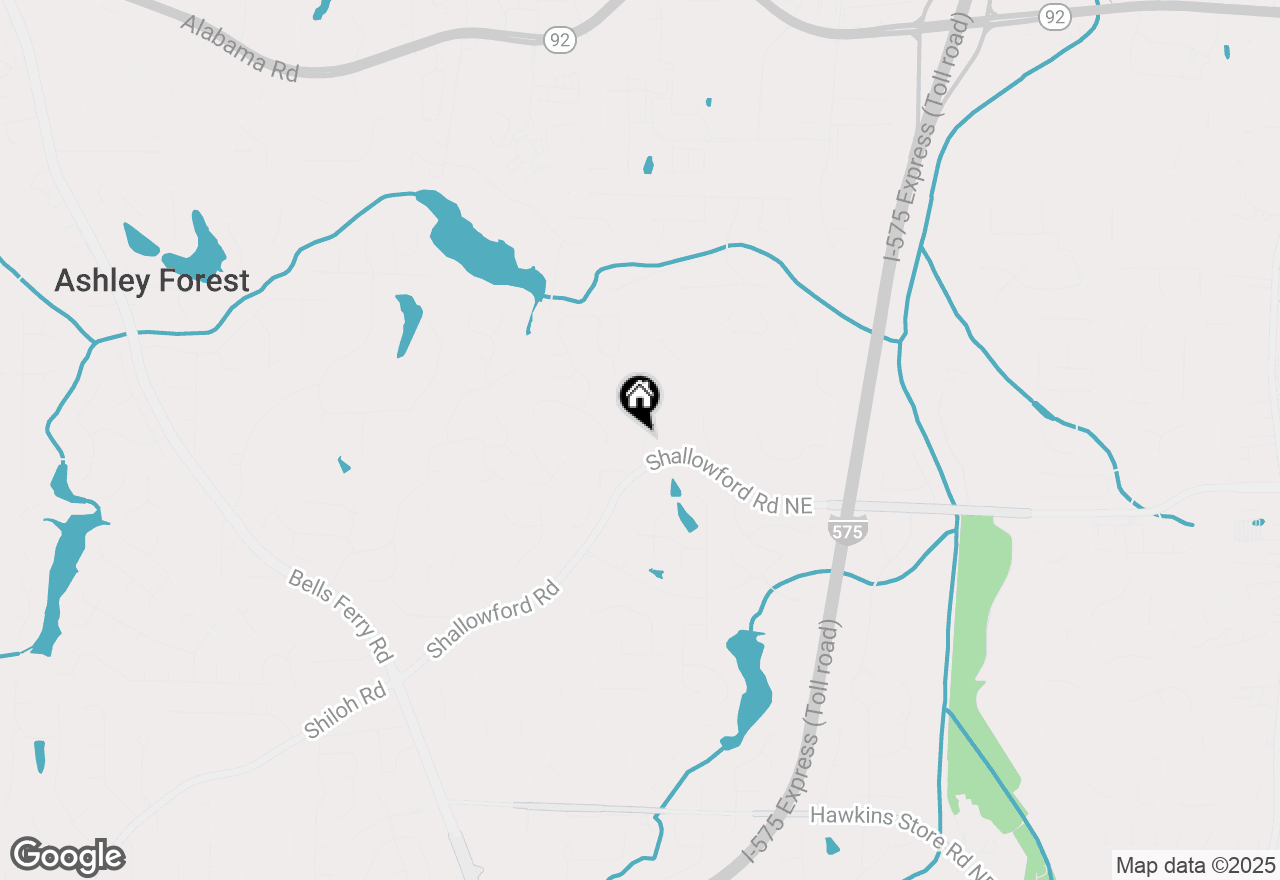 Map of 4807 Willowwood Drive Ne, Kennesaw, GA 30144