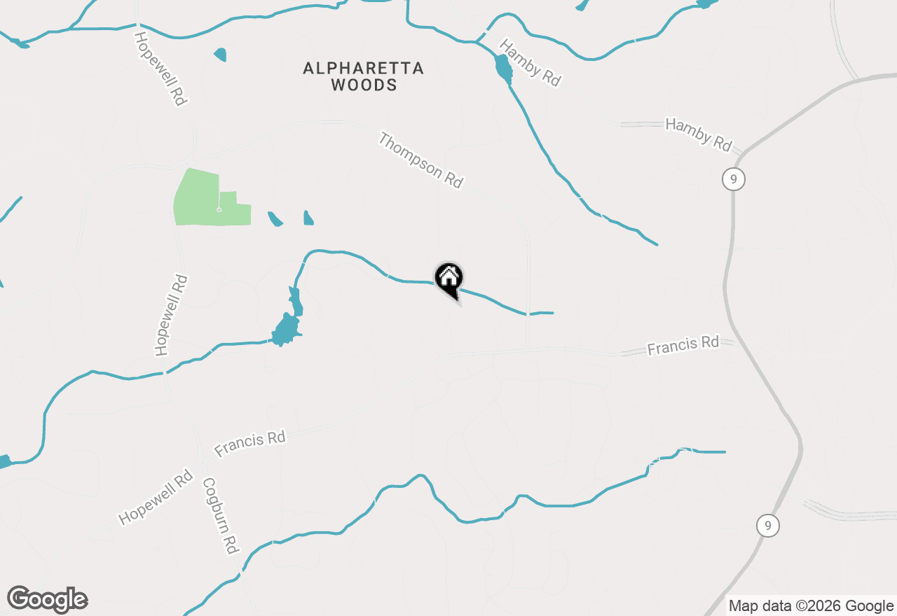 Map of 110 Old Barn Court, Alpharetta, GA 30004