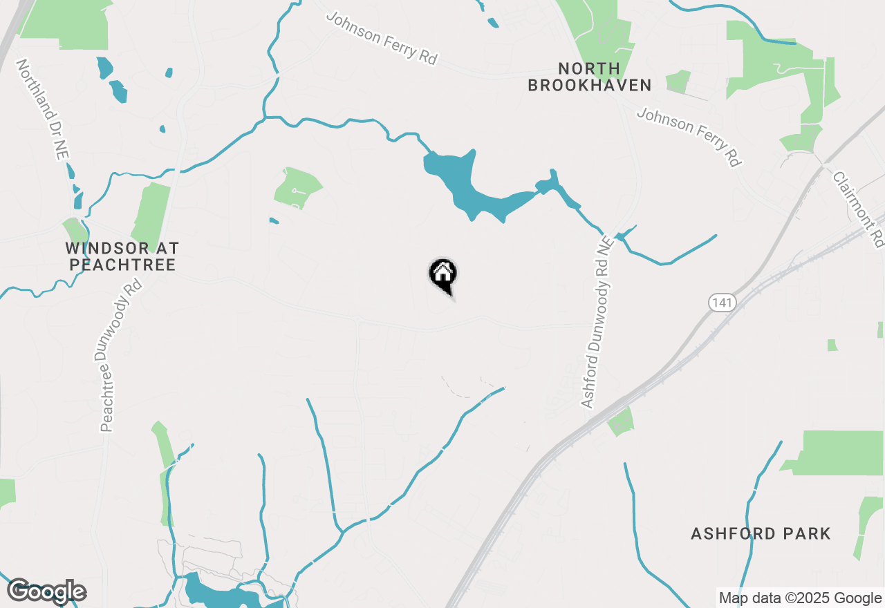 Map of 3152 Woodrow Way Ne, Brookhaven, GA 30319