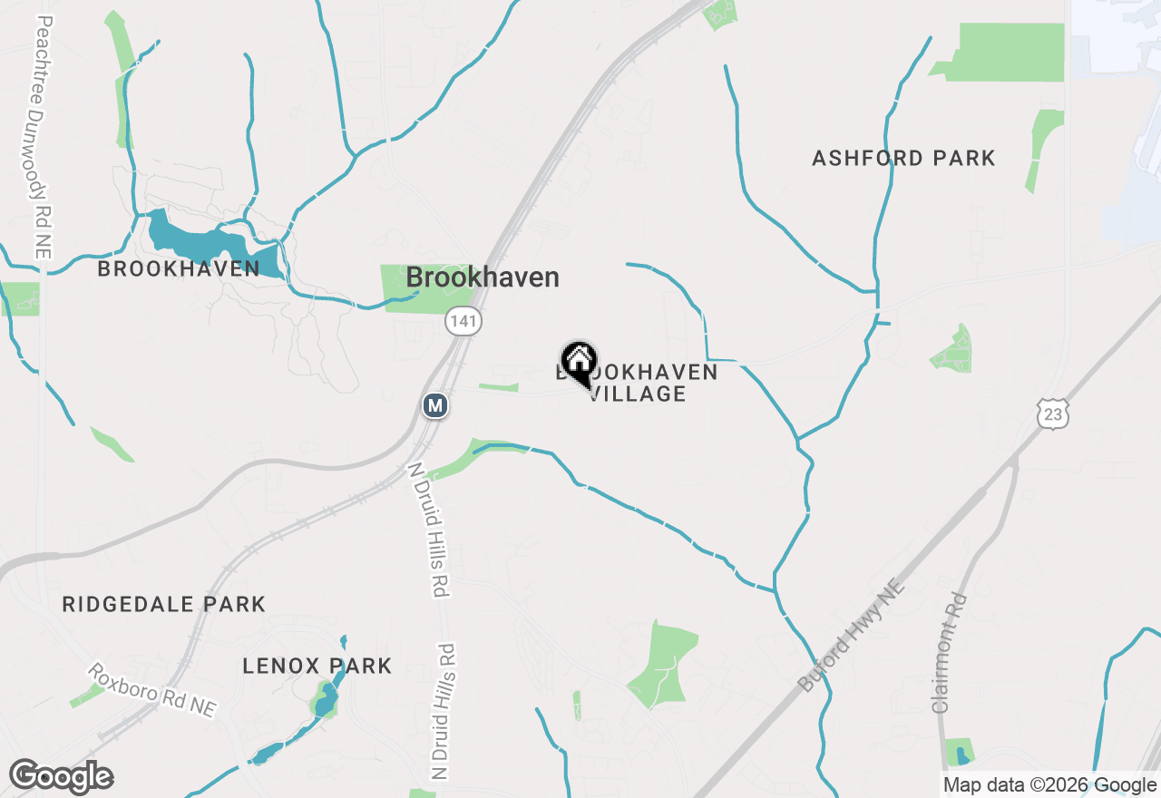 Map of 2539 Ellijay Drive, Brookhaven, GA 30319