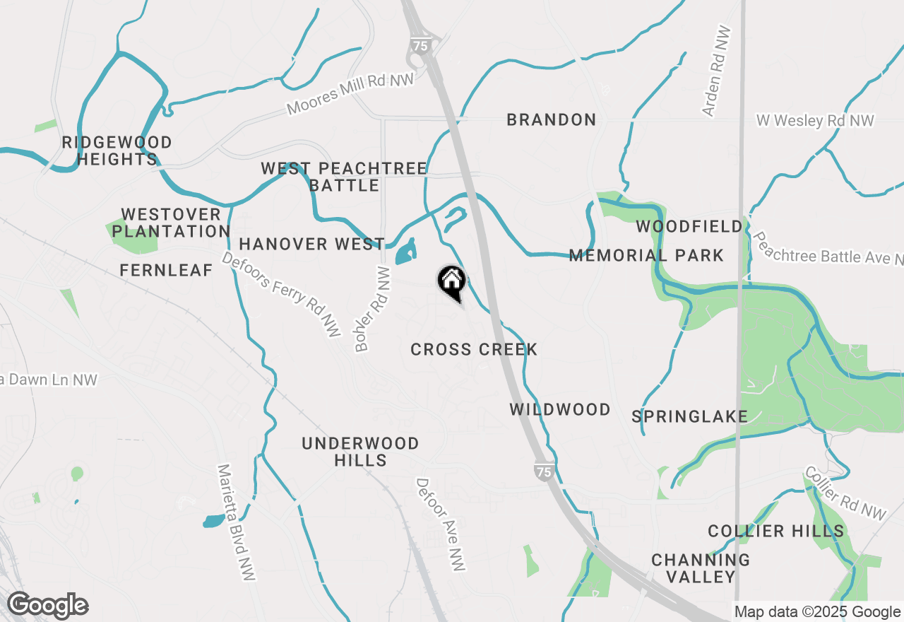 Map of 41 Cantey Place Nw, Atlanta, GA 30327