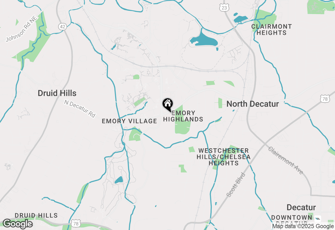Map of 1717 N Decatur Road #322, Atlanta, GA 30307