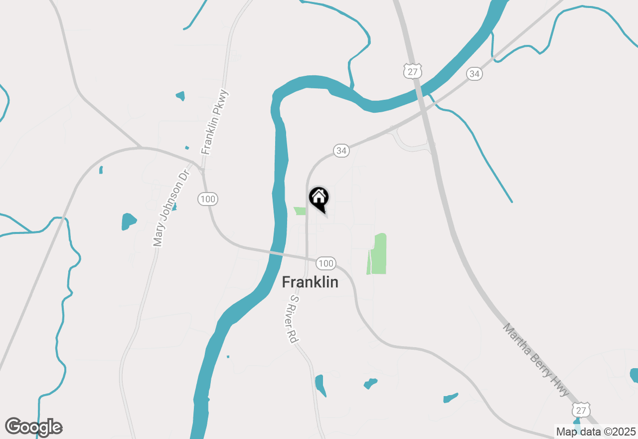 Map of 211 Main Street, Franklin, GA 30217