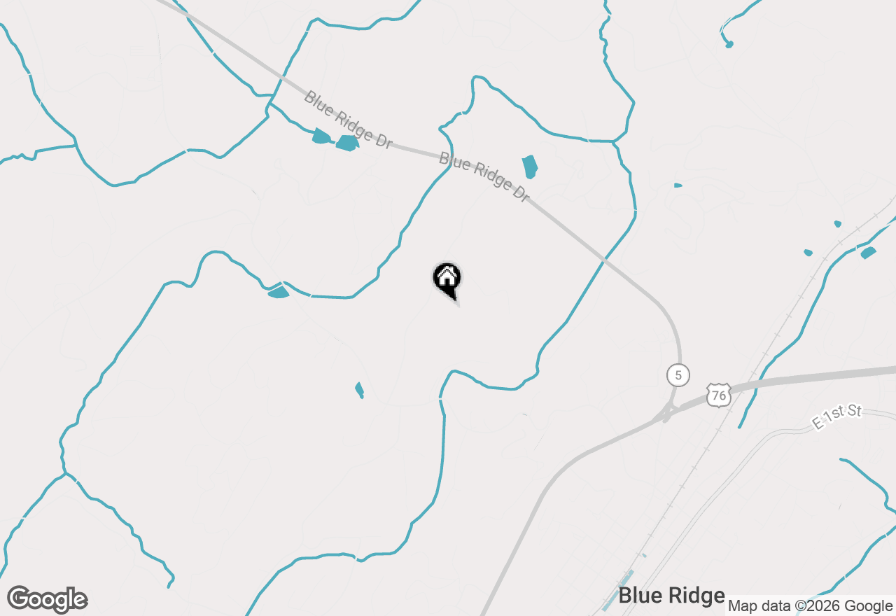 Map of 541 Davis Road, Blue Ridge, GA 30513
