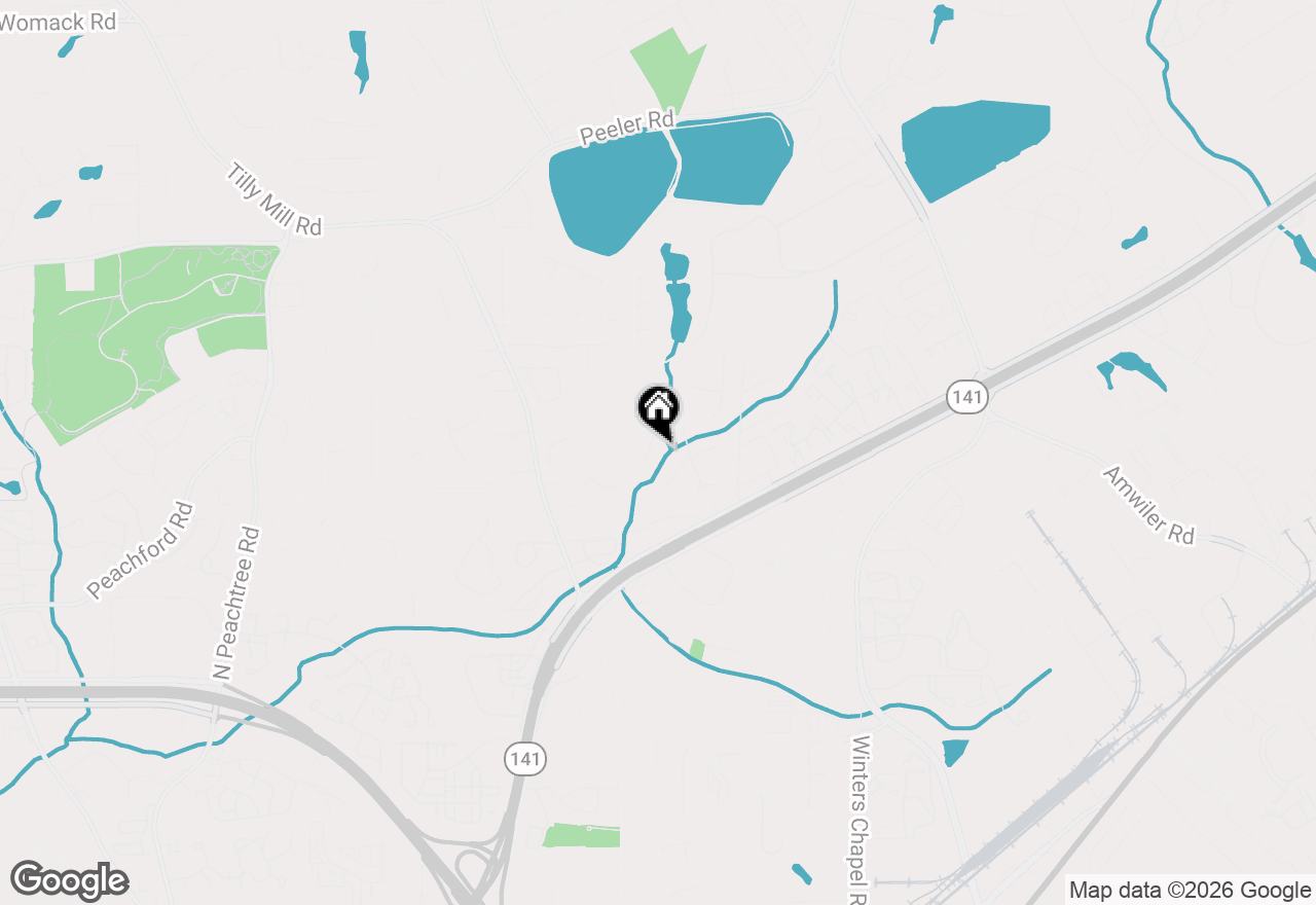 Map of 4533 Holliston Road, Atlanta, GA 30360