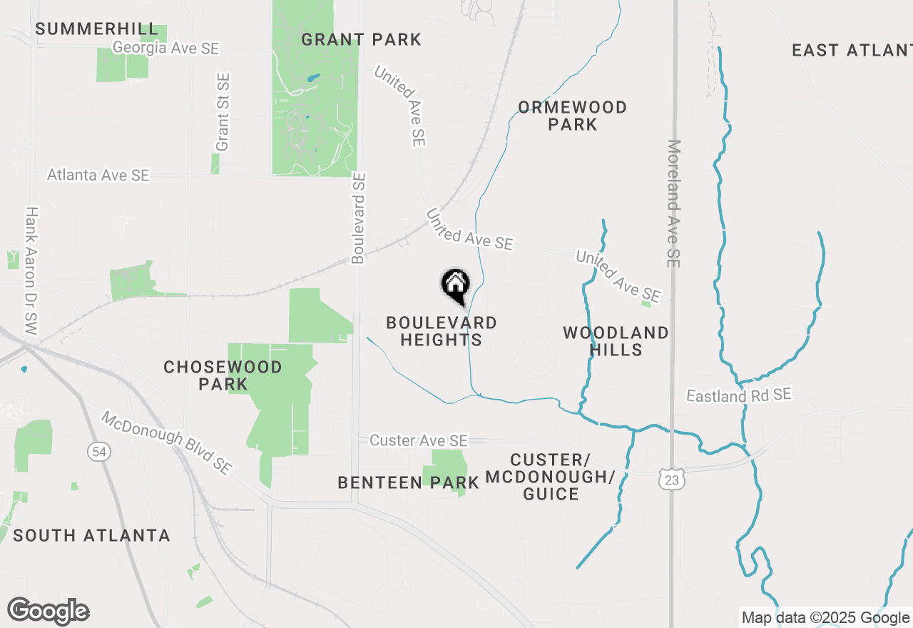 Map of 760 Aerial Way, Atlanta, GA 30312