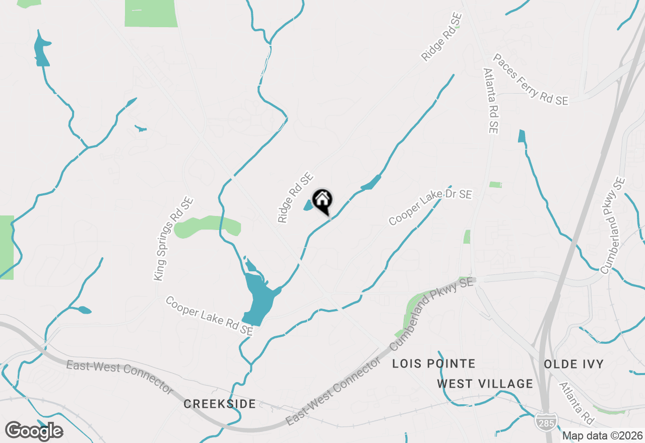 Map of 1644 Shamrock Trail, Smyrna, GA 30080