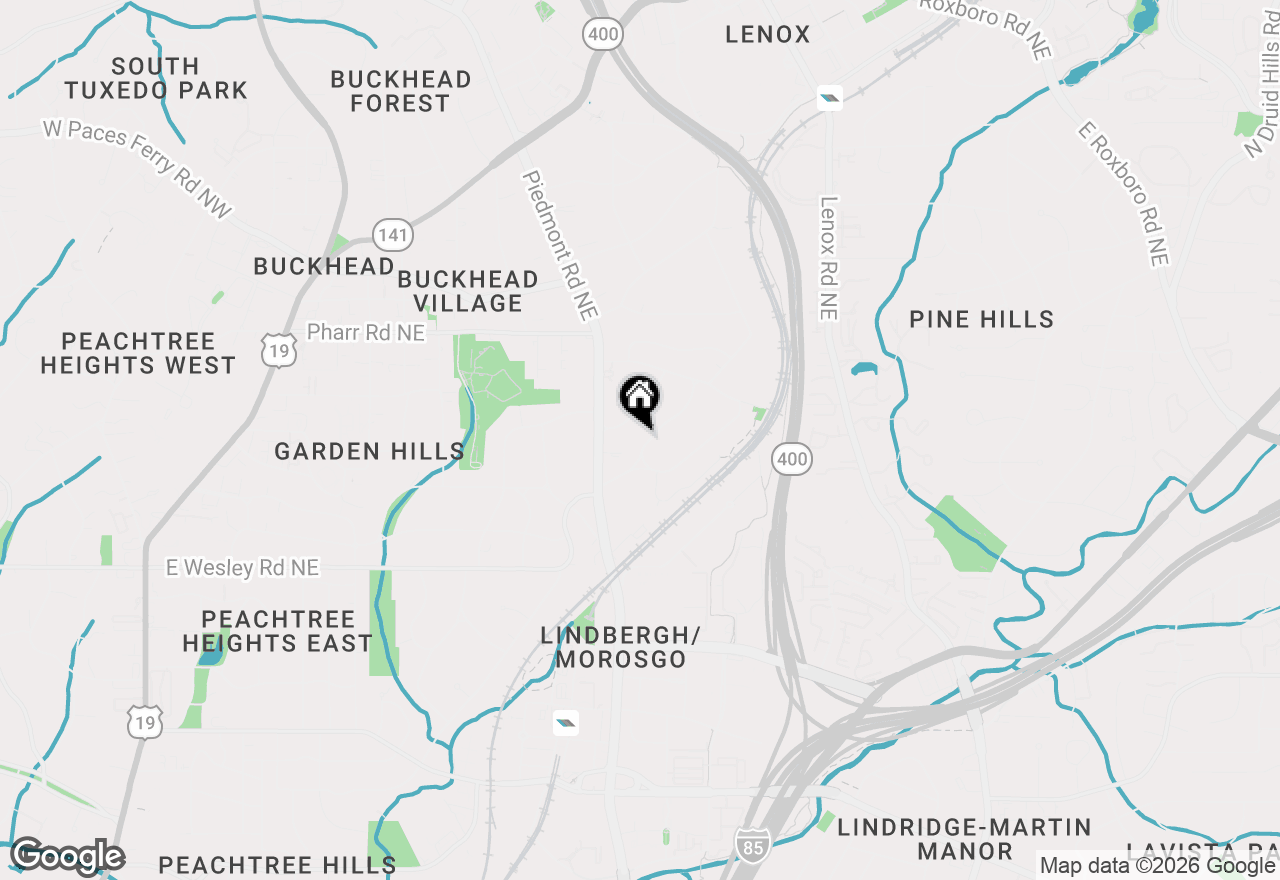 Map of 656 Darlington Road Ne, Atlanta, GA 30305