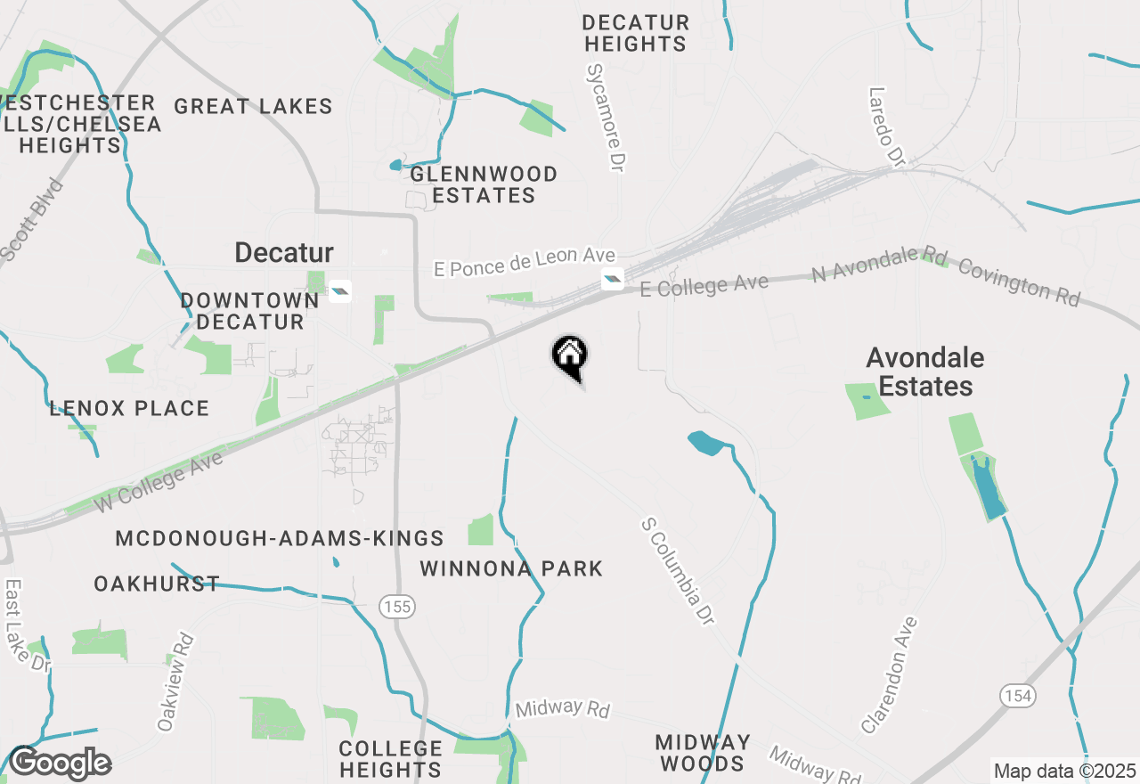 Map of 201 New Street #2207-1, Decatur, GA 30030