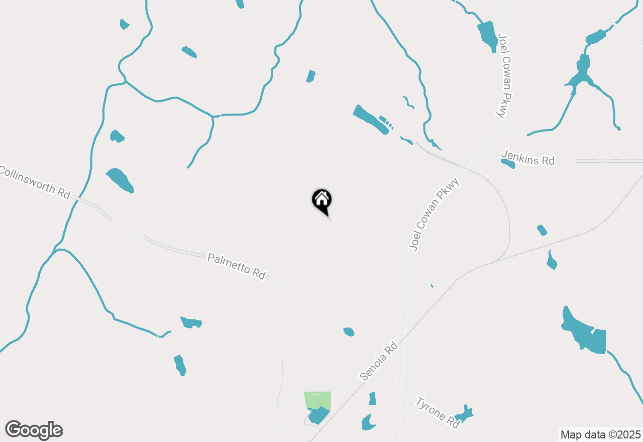 Map of 129 Green Branch Drive, Tyrone, GA 30290