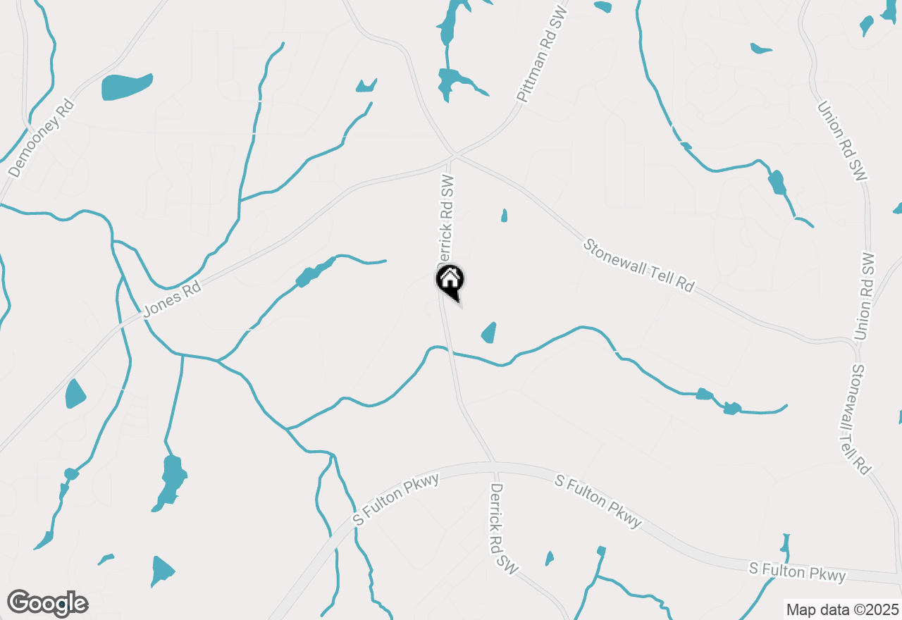 Map of 4435 Derrick Road, South Fulton, GA 30349