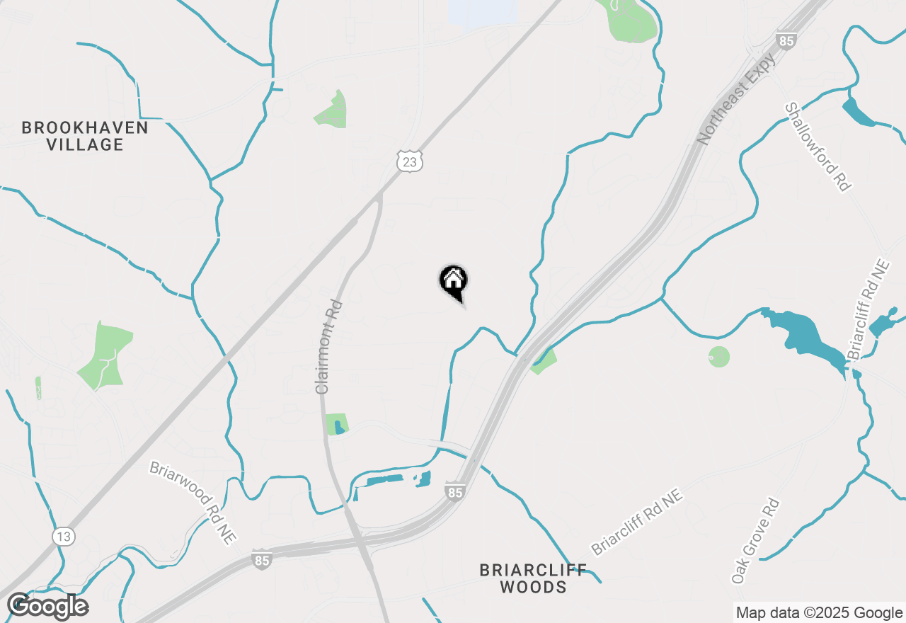 Map of 1981 Shalimar Drive Ne, Atlanta, GA 30345