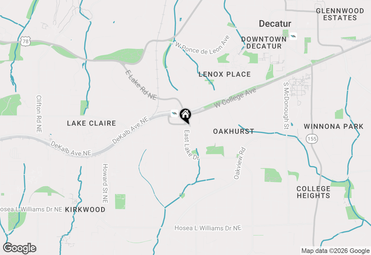 Map of 108 Park Place Unit 103, Decatur, GA 30030