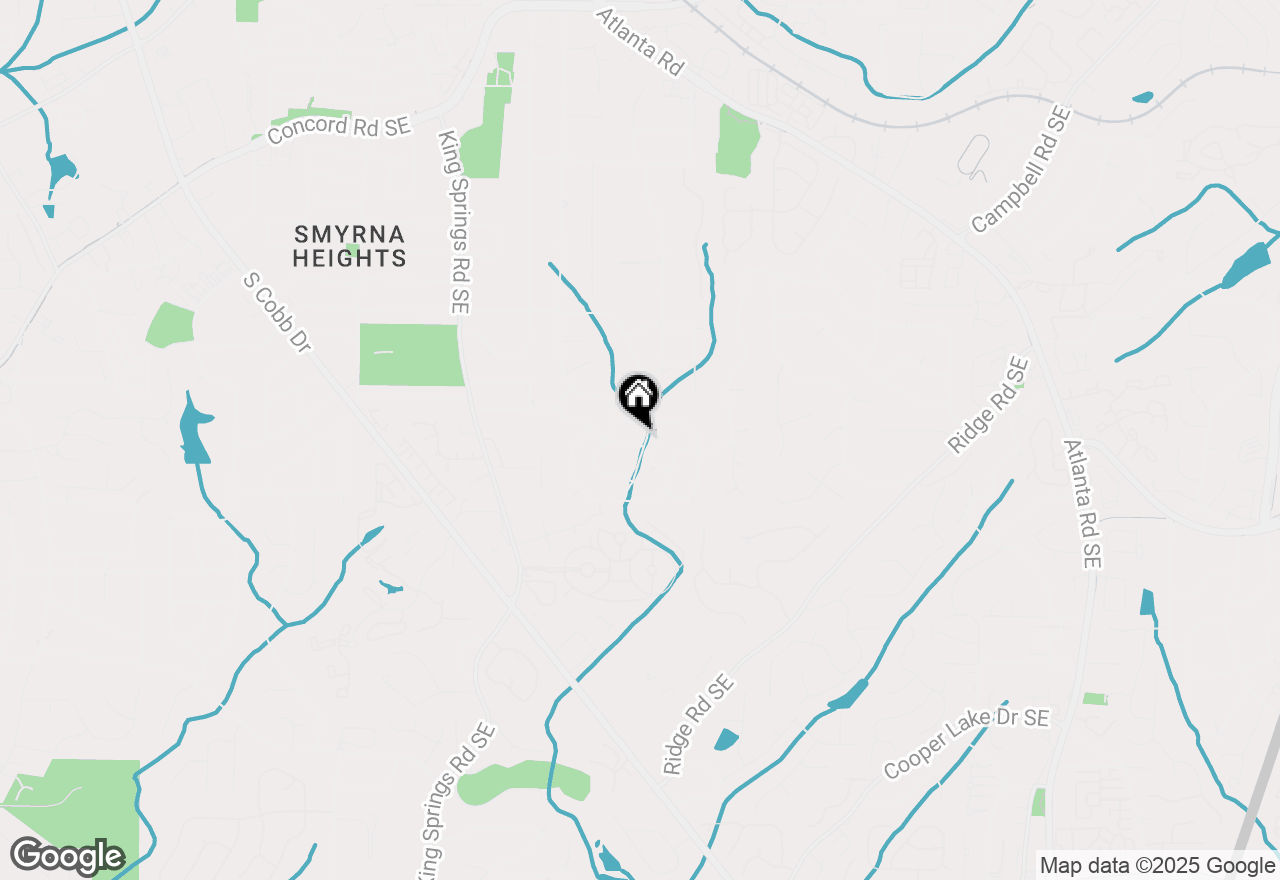 Map of 1477 Spruce Drive, Smyrna, GA 30080