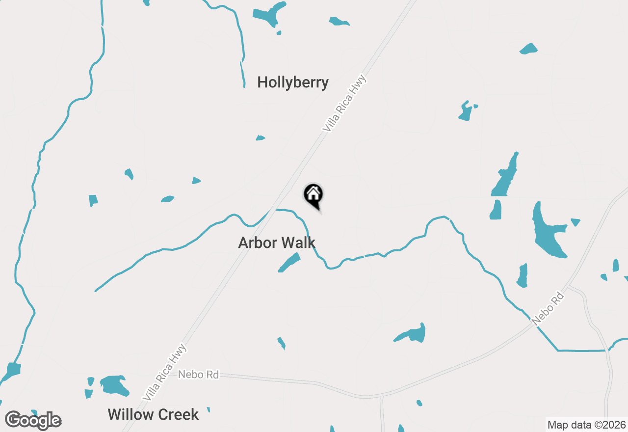 Map of 98 Pine Shadows Drive, Dallas, GA 30157