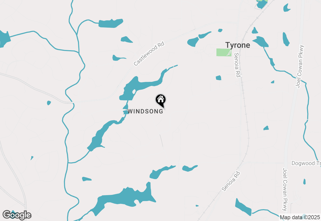 Map of 135 Crimson Ridge, Tyrone, GA 30290