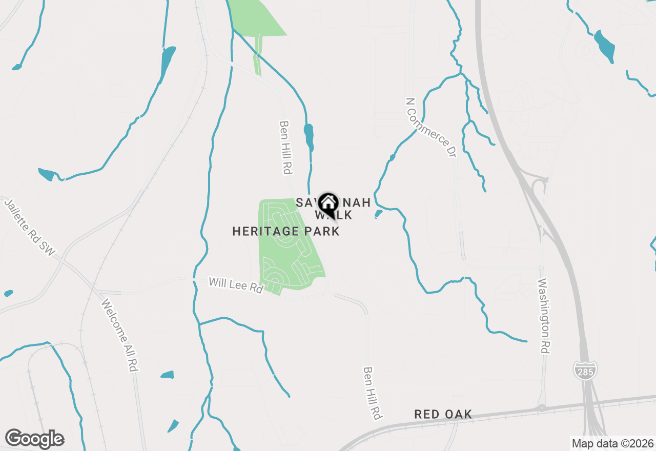 Map of 4344 Savannah Lane, Atlanta, GA 30349