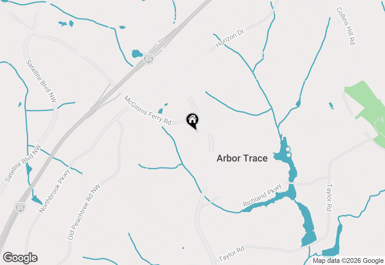 Map of 575 Sausalito Walk, Suwanee, GA 30024