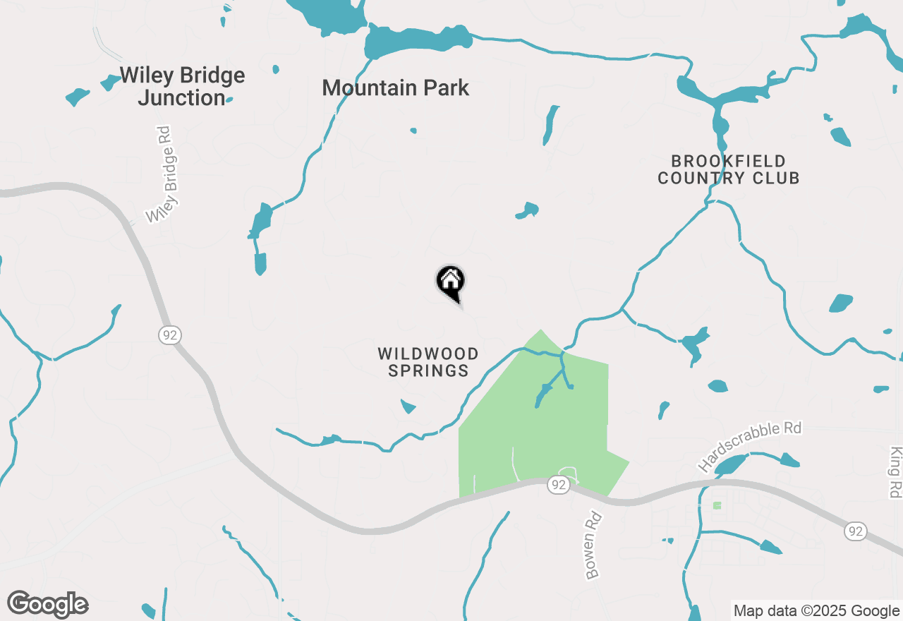 Map of 155 Flowing Spring Trail, Roswell, GA 30075