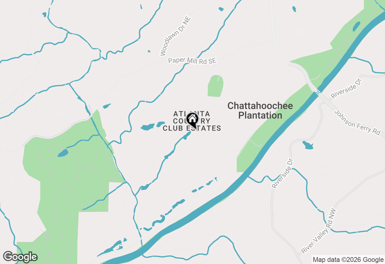 Map of 550 Atlanta Country Club Drive Se, Marietta, GA 30067
