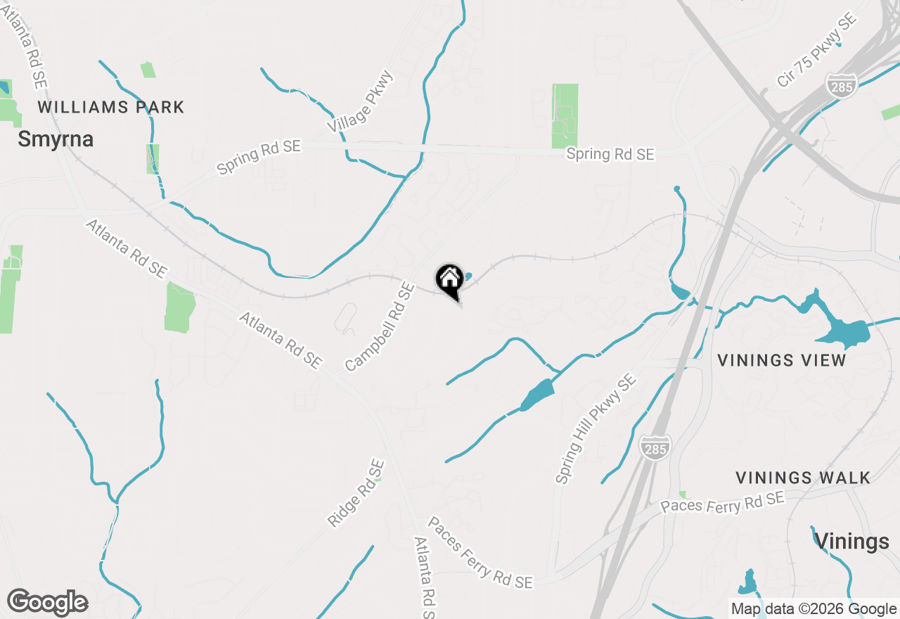 Map of 3195 Ann Road, Smyrna, GA 30080