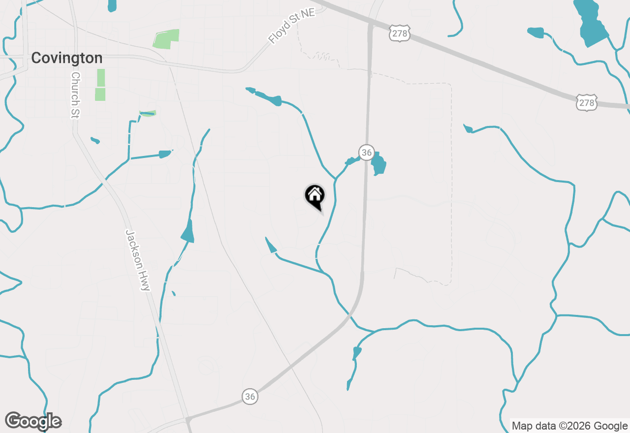 Map of 8370 Fairway Drive, Covington, GA 30014