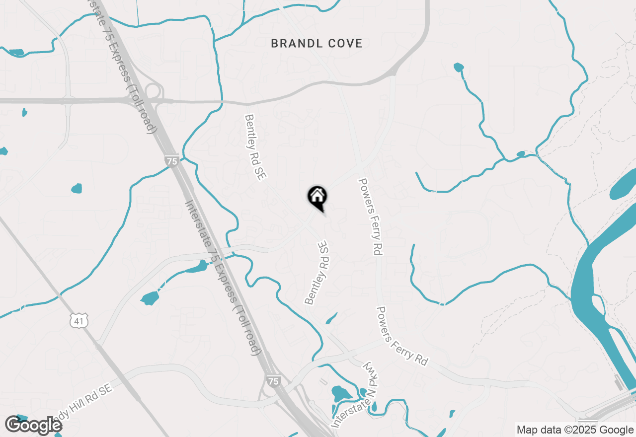 Map of 1525 Terrell Mill Place Se #A, Marietta, GA 30067