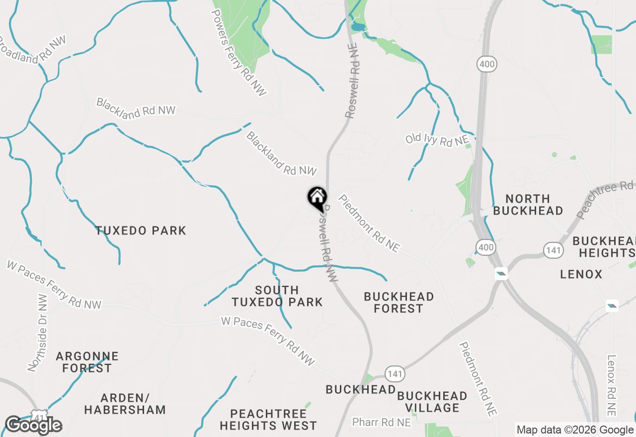 Map of 8 Honour Avenue Nw #6, Atlanta, GA 30305