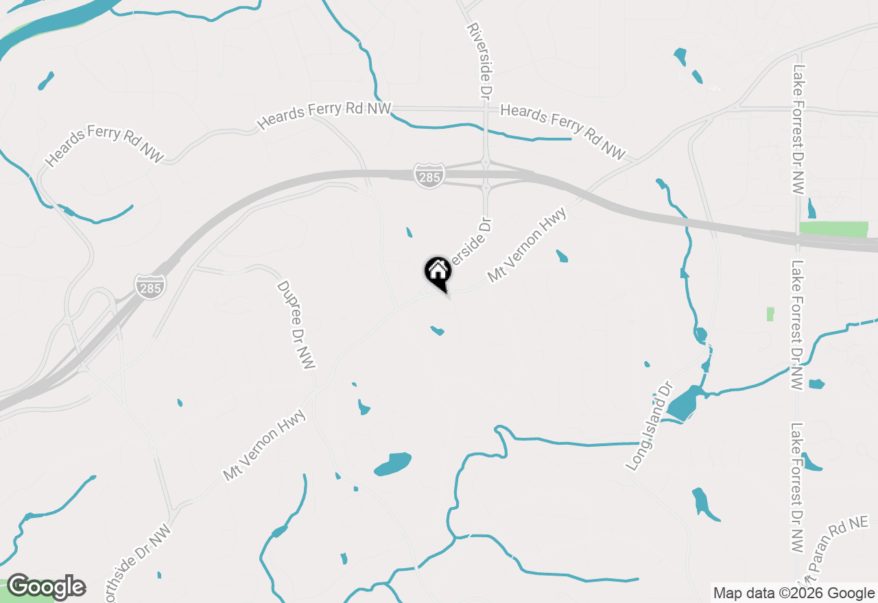 Map of 33 Spring Oaks Court, Atlanta, GA 30327