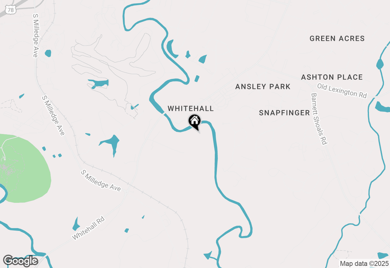 Map of 185 Hidden Hills Lane #185, Athens, GA 30605