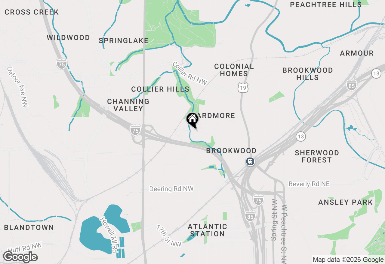 Map of 220 Semel Circle #174, Atlanta, GA 30309