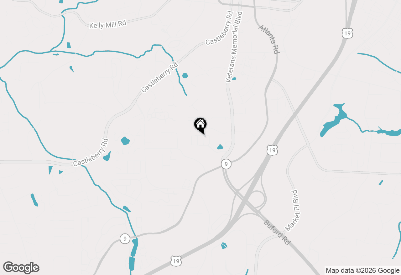 Map of 257 Azalea Circle, Cumming, GA 30040