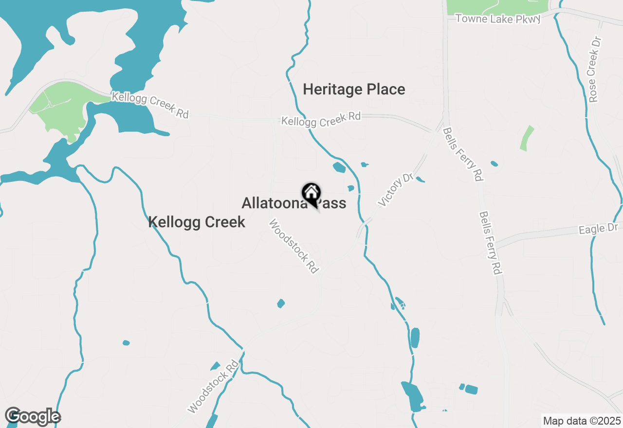 Map of 1692 Cumberland Trace, Acworth, GA 30102