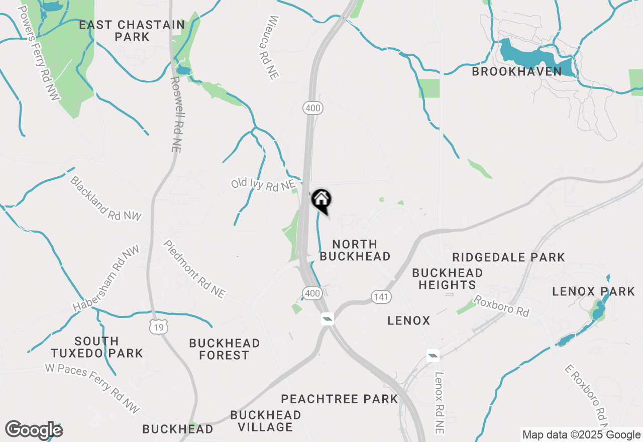 Map of 3660 N Stratford Road, Atlanta, GA 30342