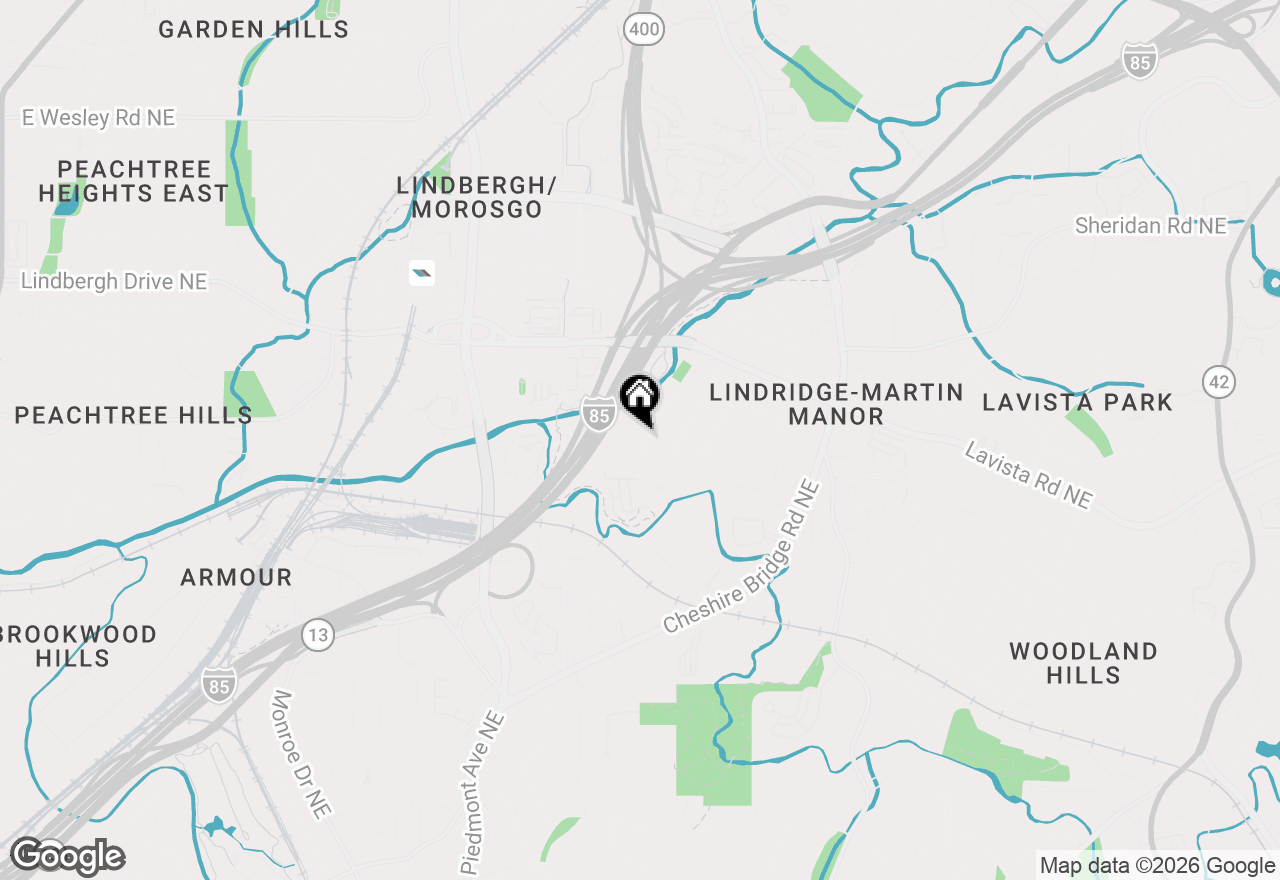 Map of 2272 Armand Road Ne, Atlanta, GA 30324