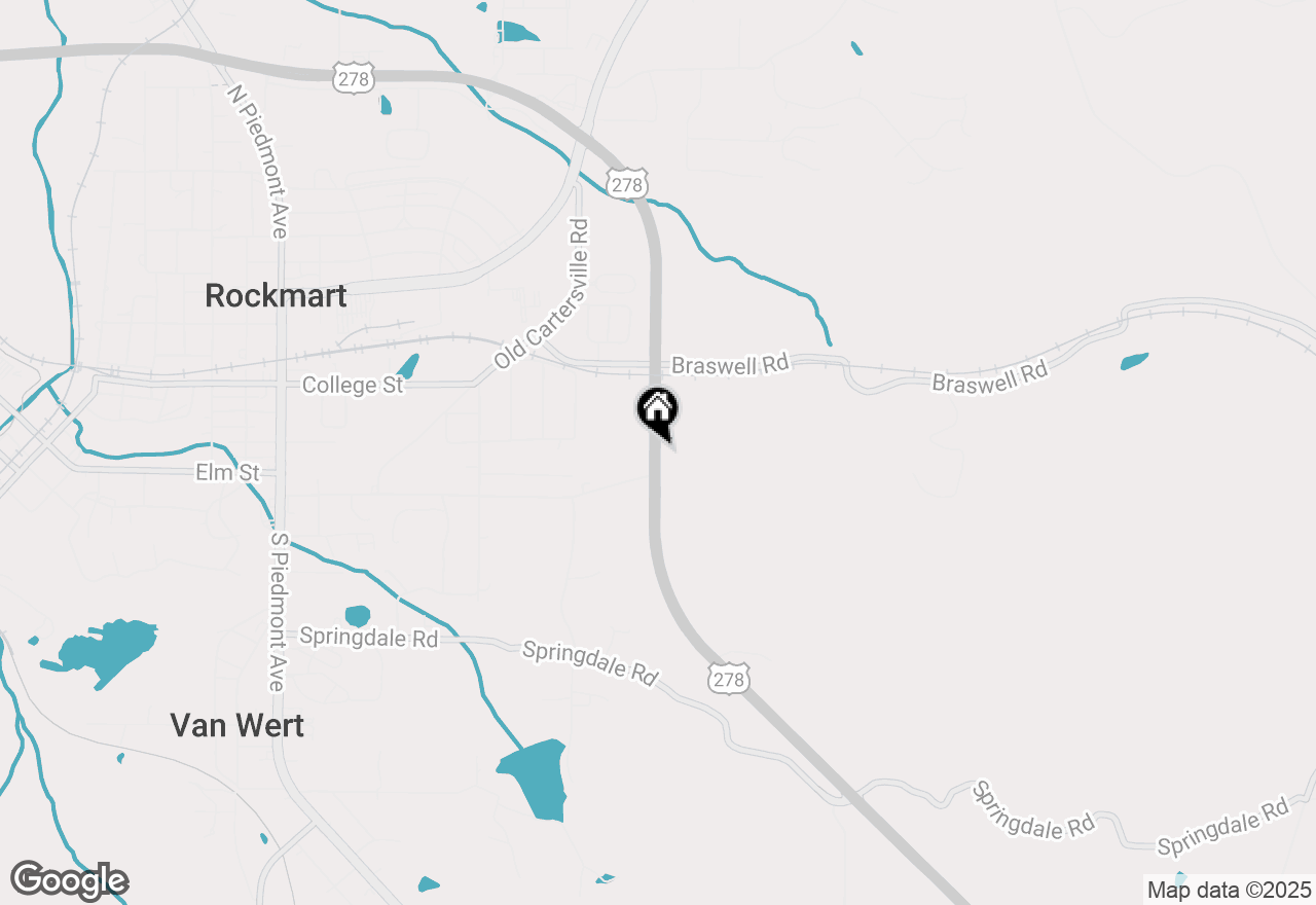 Map of 000 Highway 278, Hiram, GA 30141