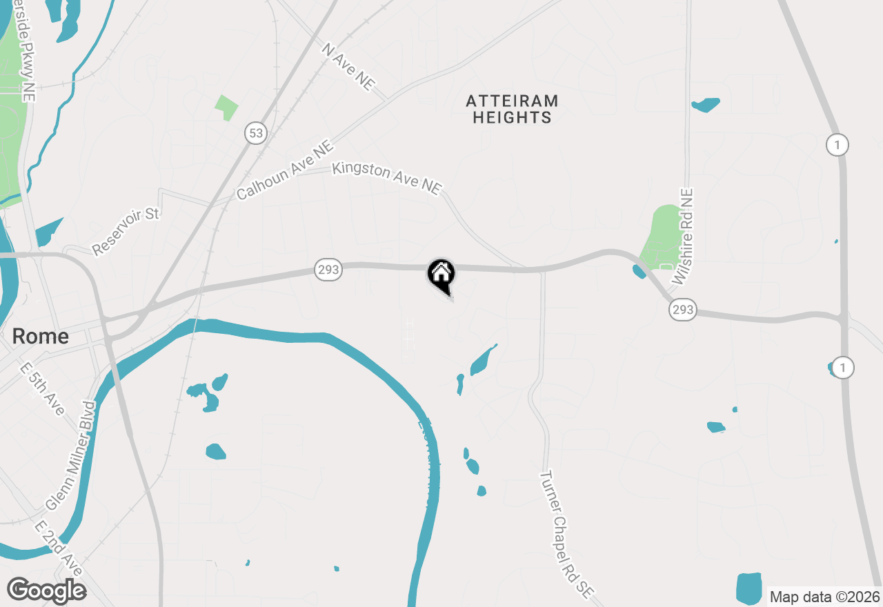 Map of 3013 Village Boulevard, Rome, GA 30161