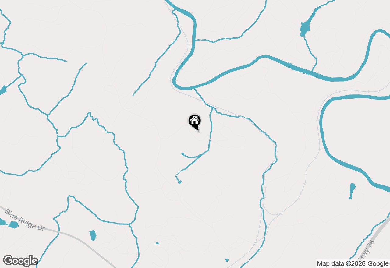Map of 133 Dallas Lane, Blue Ridge, GA 30513