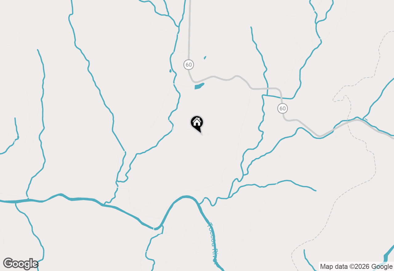 Map of 50 Pigeon Creek Road, Blue Ridge, GA 30513