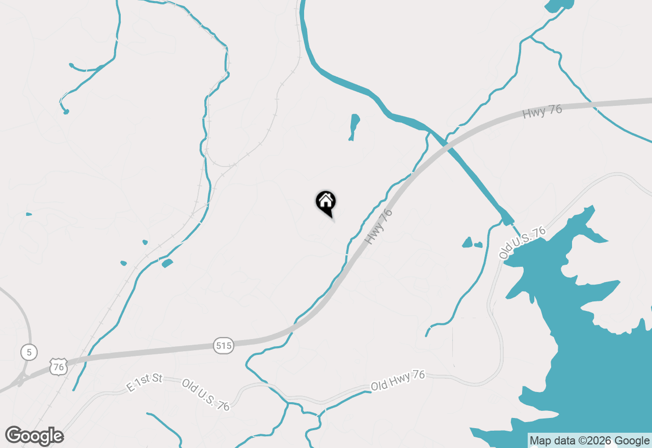 Map of 25 Grove Loop, Blue Ridge, GA 30513