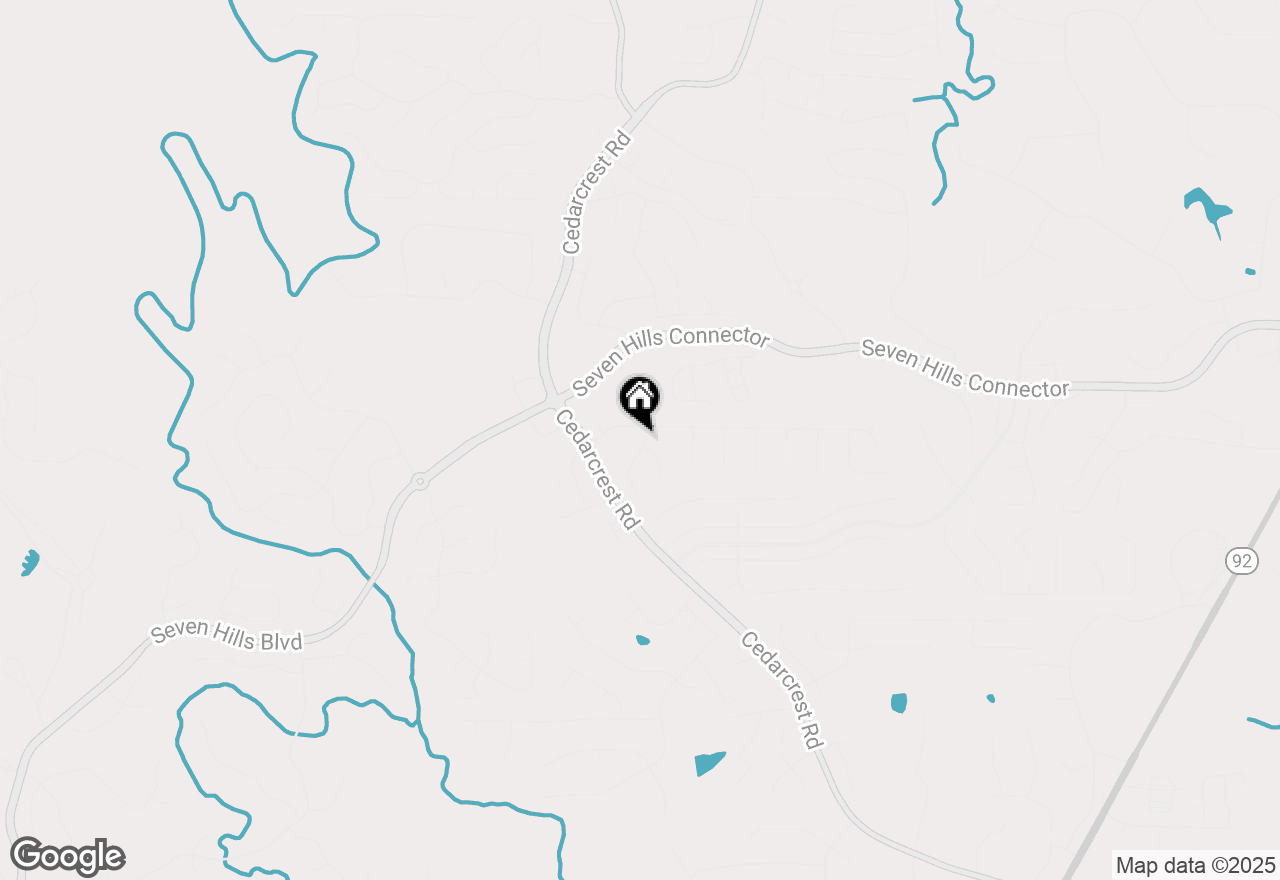 Map of 42 Oak Springs Lane, Dallas, GA 30132