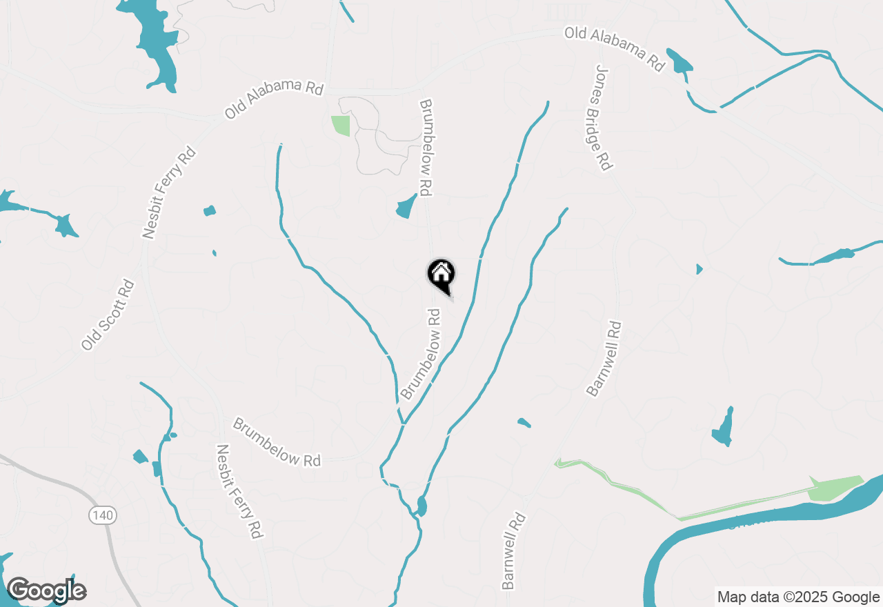 Map of 725 Eider Down Court, Alpharetta, GA 30022