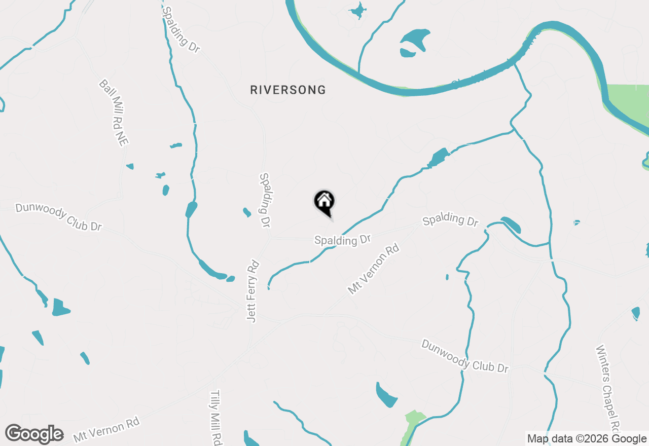 Map of 7680 Dunvegan Close, Sandy Springs, GA 30350