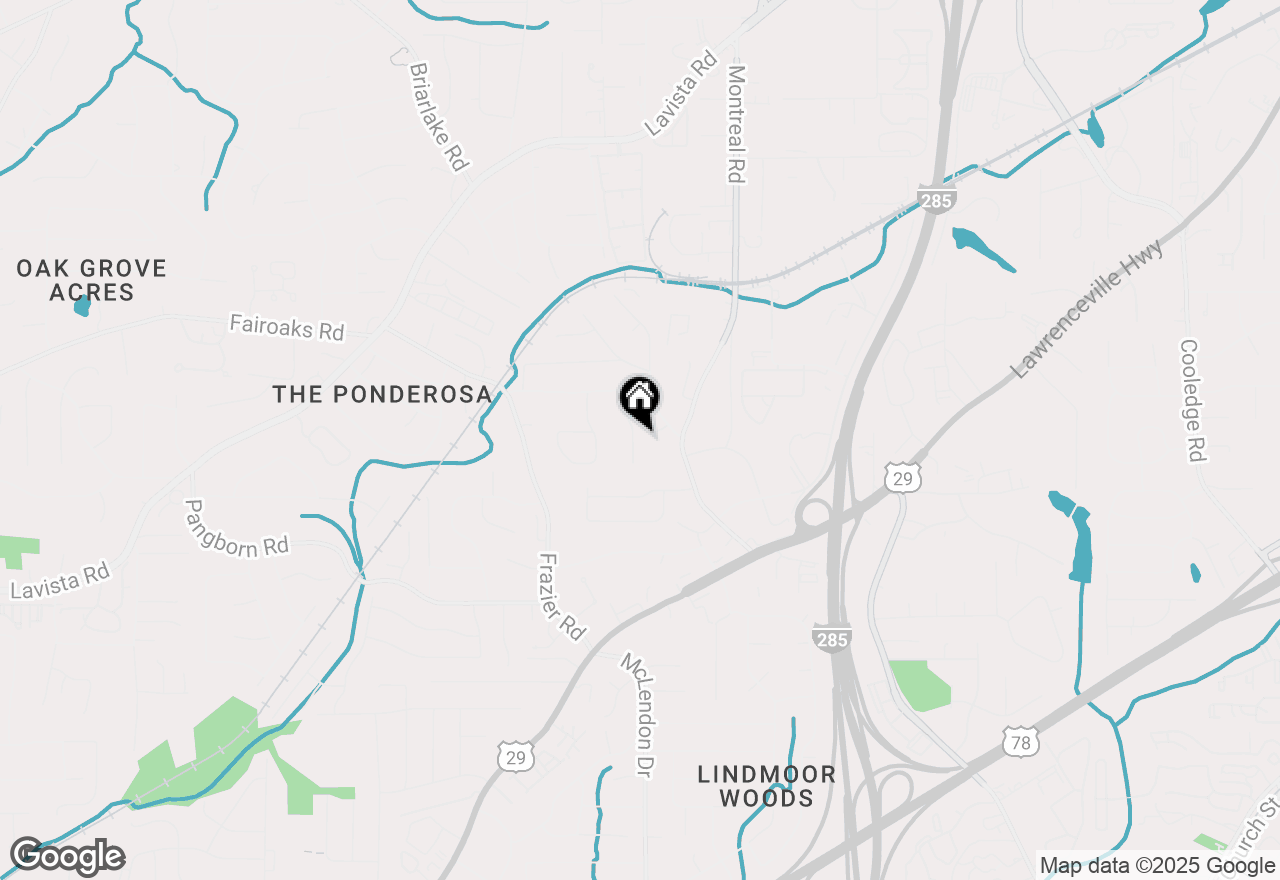 Map of 1639 Northlake Springs Court, Decatur, GA 30033