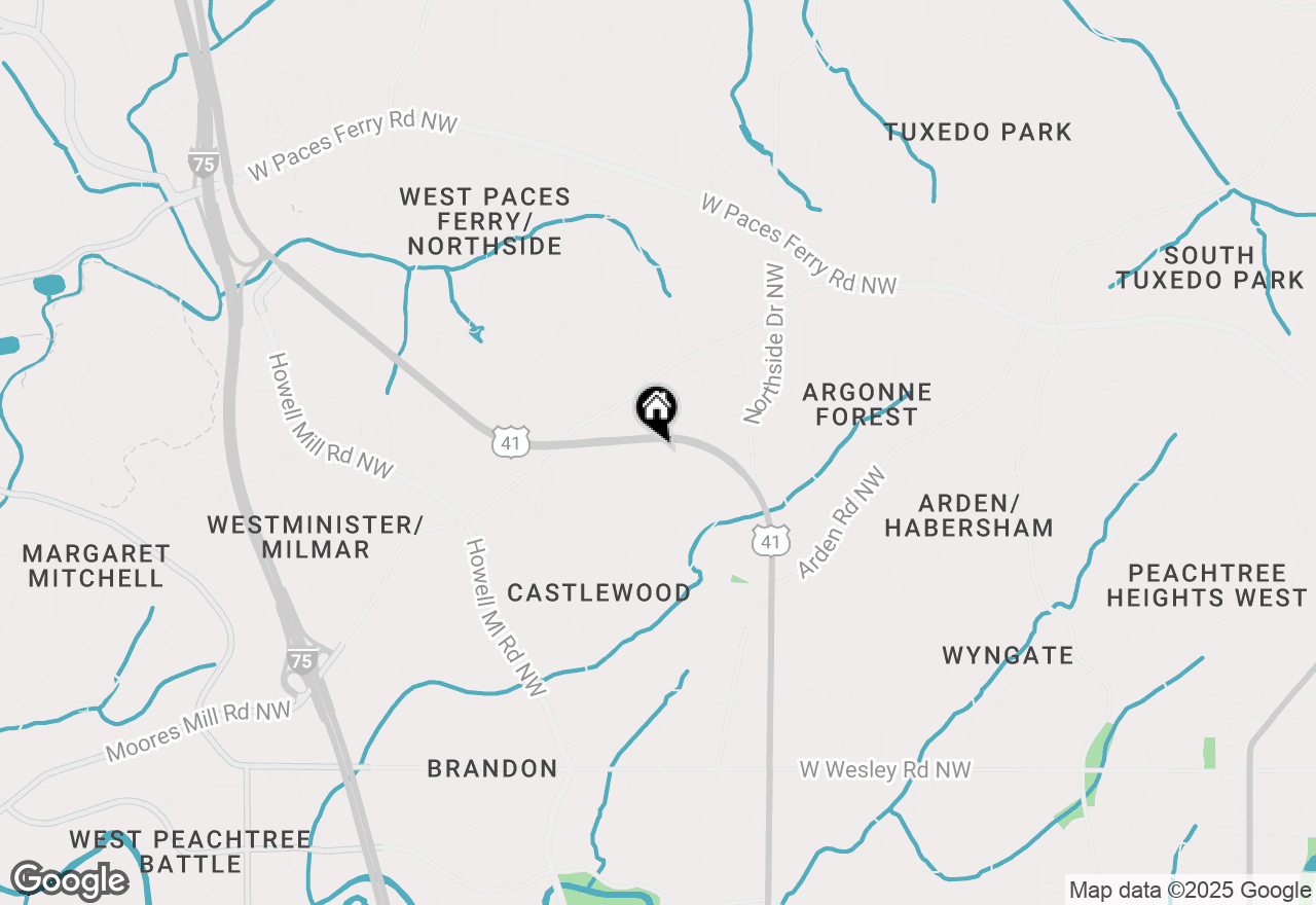 Map of 3100 Rhodenhaven Drive Nw, Atlanta, GA 30327
